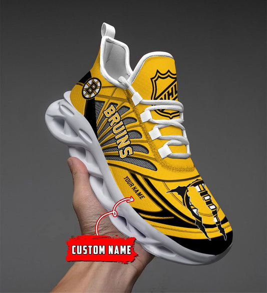 Ideafootwear Boston Bruins Max Soul Shoes Sneakers For Men And Women