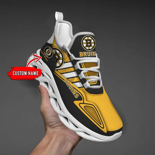 Ideafootwear Boston Bruins Max Soul Shoes Sneakers For Men And Women