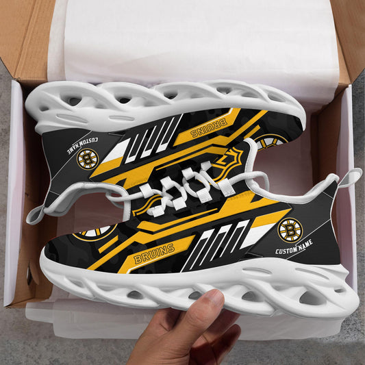 Ideafootwear Boston Bruins Max Soul Shoes Sneakers For Men And Women