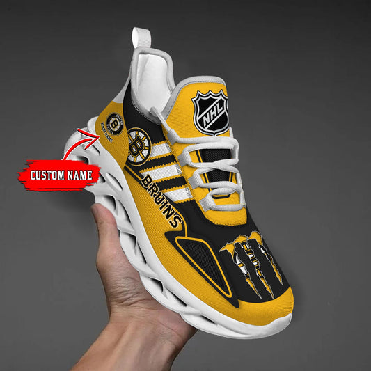 Ideafootwear Boston Bruins Max Soul Shoes Sneakers For Men And Women