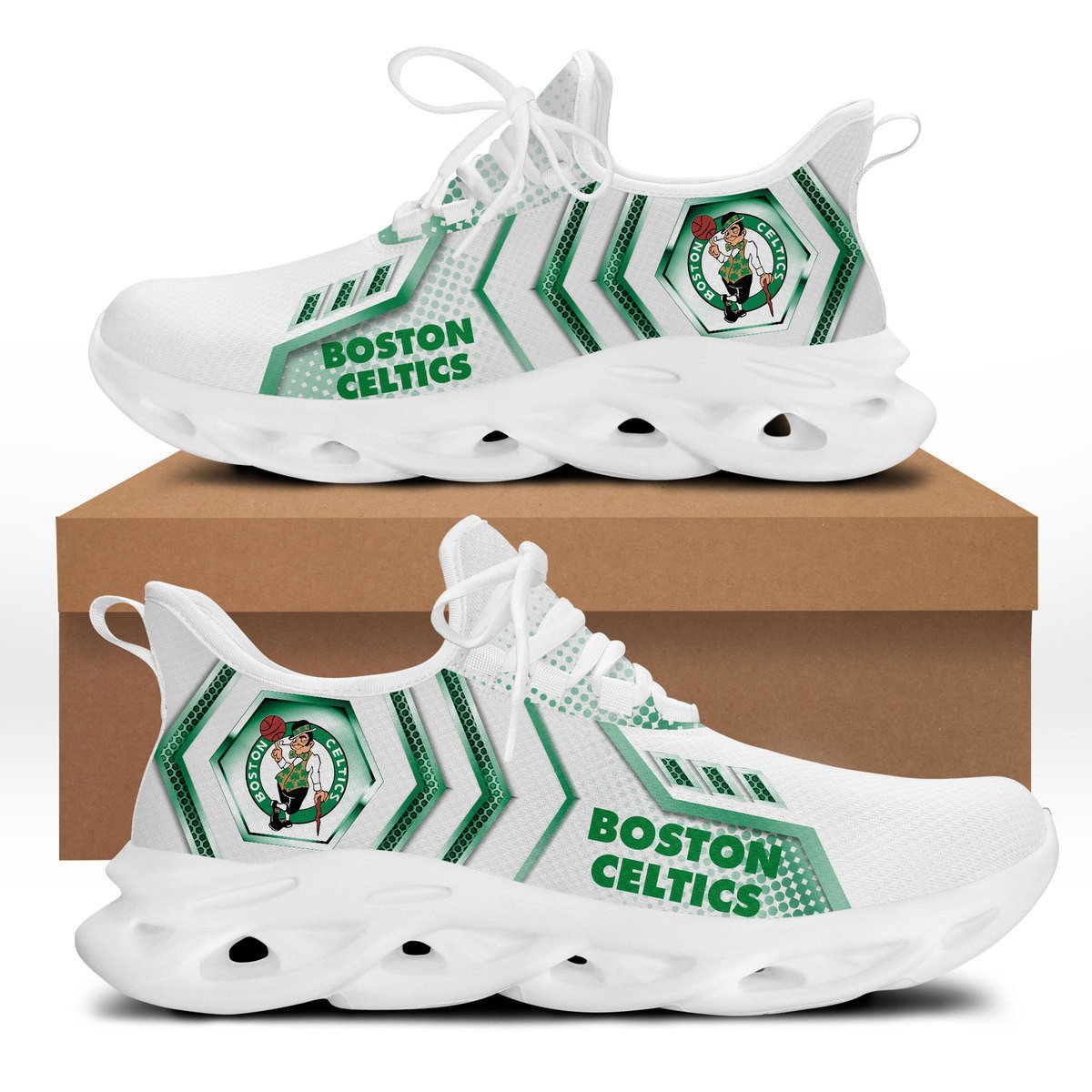 Ideafootwear Boston Celtics Max Soul Shoes Sneakers For Men And Women