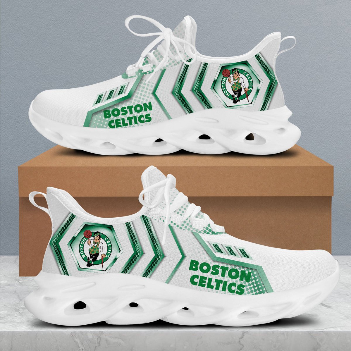 Ideafootwear Boston Celtics Max Soul Shoes Sneakers For Men And Women