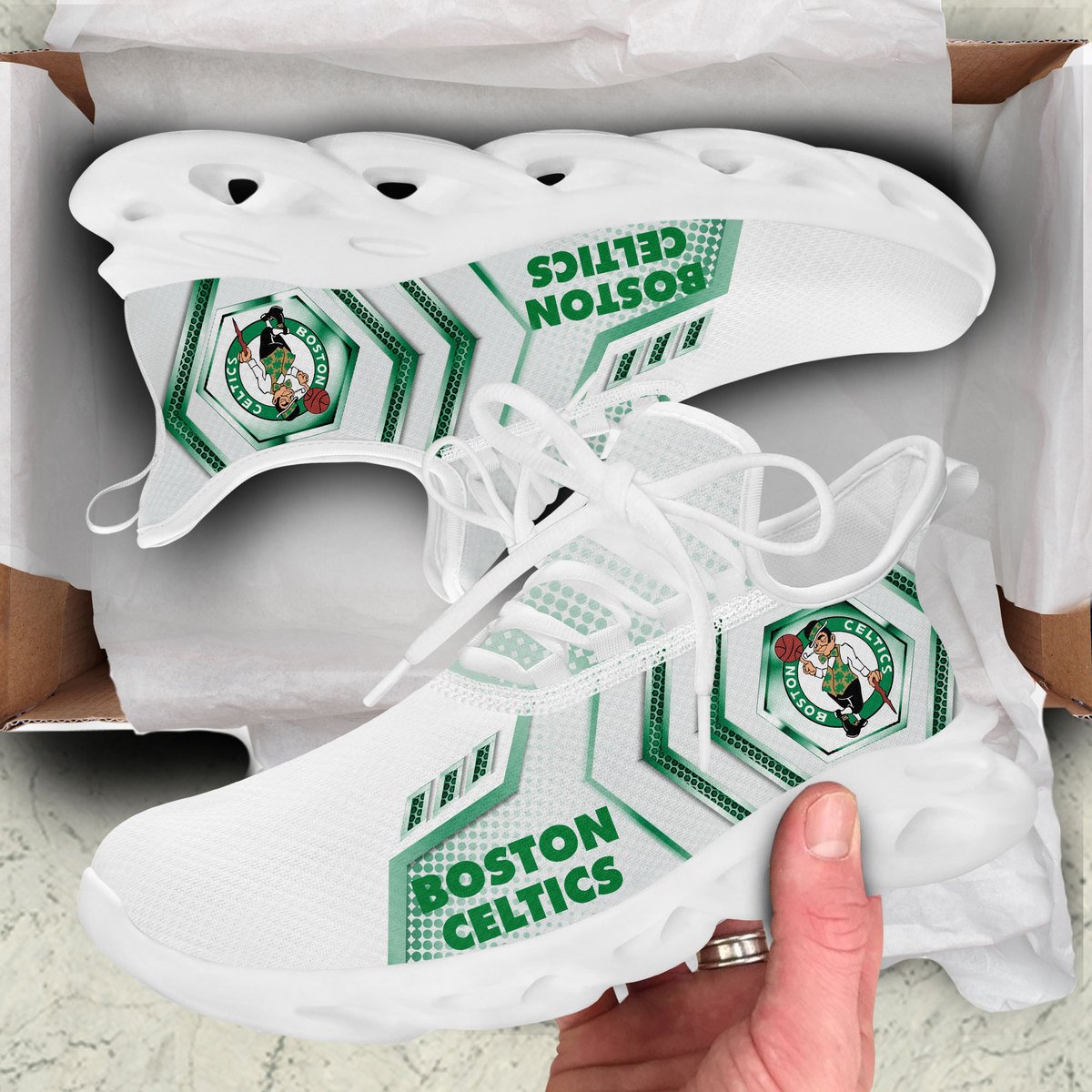 Ideafootwear Boston Celtics Max Soul Shoes Sneakers For Men And Women