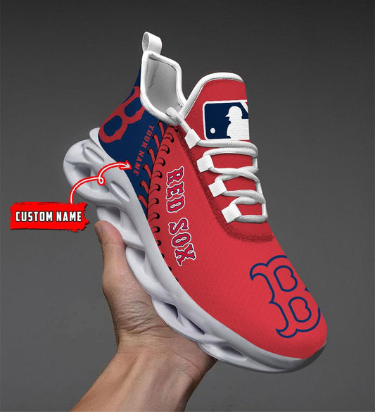Ideafootwear Boston Red Sox Max Soul Shoes Sneakers For Men And Women