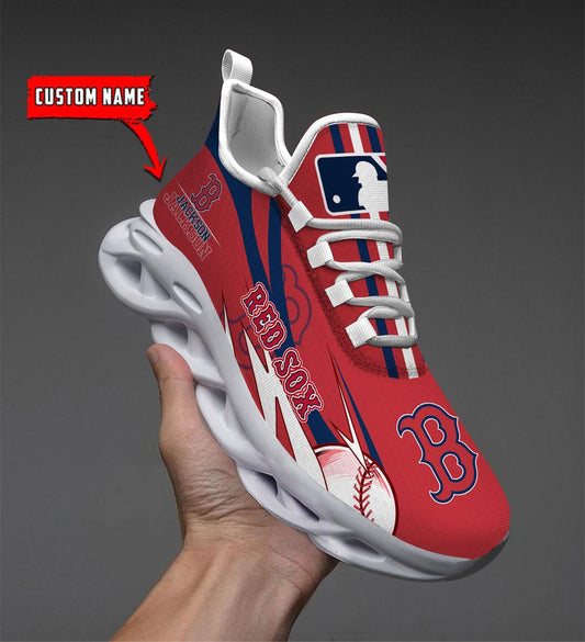 Ideafootwear Boston Red Sox Max Soul Shoes Sneakers For Men And Women