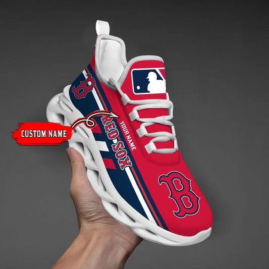 Ideafootwear Boston Red Sox Max Soul Shoes Sneakers For Men And Women