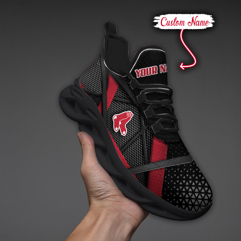 Ideafootwear Boston Red Sox MLB Max Soul Shoes Sneakers For Men And Women