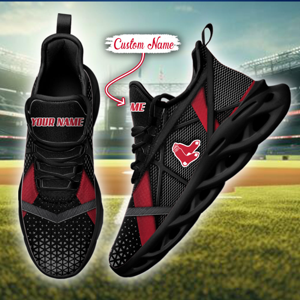 Ideafootwear Boston Red Sox MLB Max Soul Shoes Sneakers For Men And Women