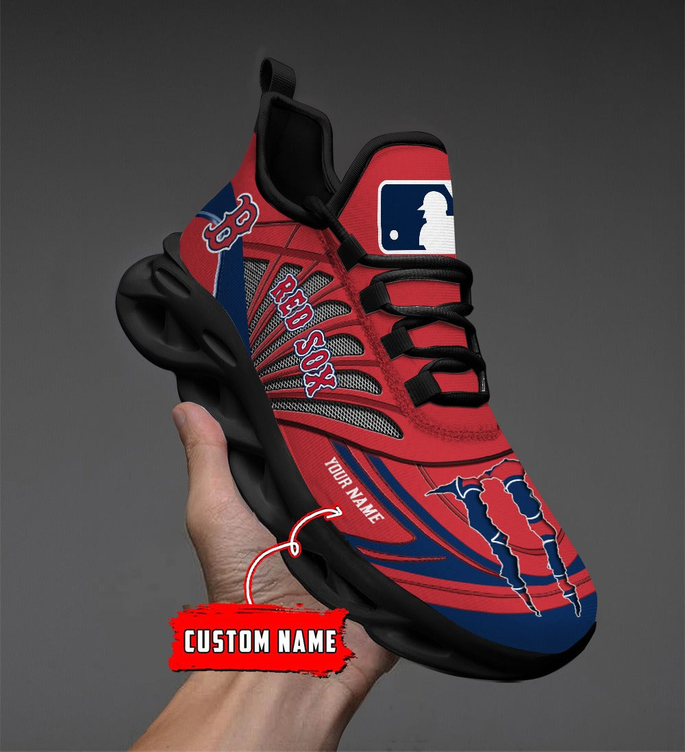 Ideafootwear Boston Red Sox MLB Max Soul Shoes Sneakers For Men And Women