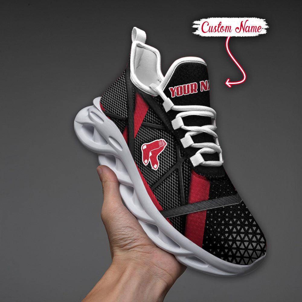 Ideafootwear Boston Red Sox MLB Max Soul Shoes Sneakers For Men And Women