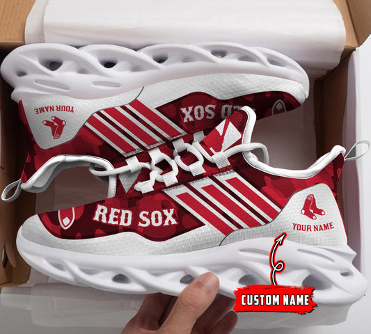 Ideafootwear Boston Red Sox MLB Max Soul Shoes Sneakers For Men And Women