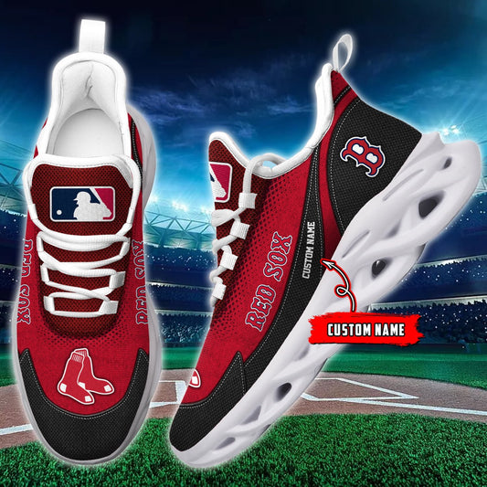 Ideafootwear Boston Red Sox MLB Max Soul Shoes Sneakers For Men And Women