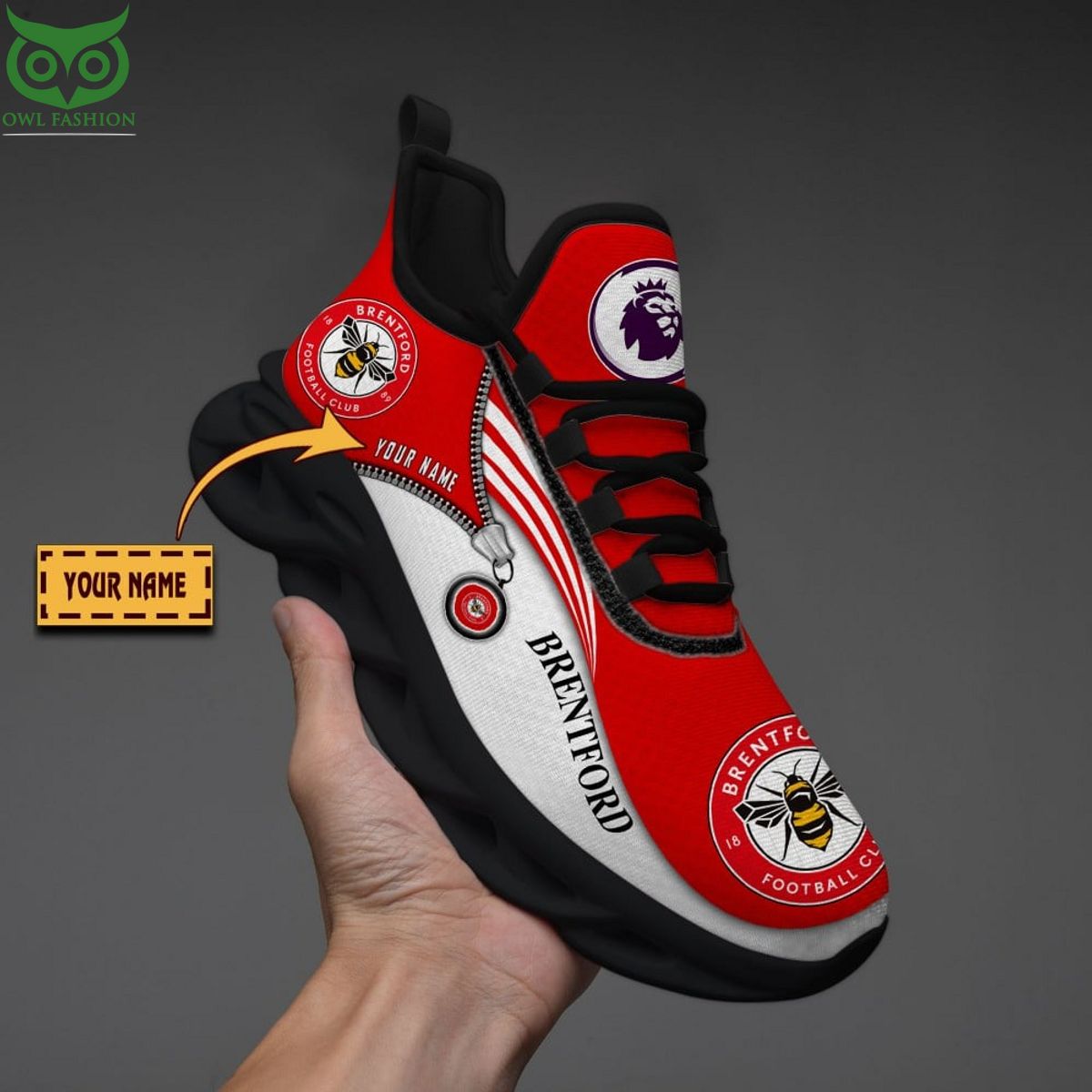 Ideafootwear Brentford FC Max Soul Shoes Sneakers For Men And Women