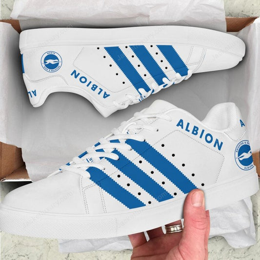 Ideafootwear Brighton & Hove Albion F.C. Skate Stan Shoes Sneakes For Men And Women