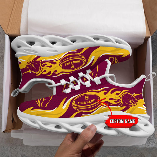 Ideafootwear Brisbane Broncos Max Soul Shoes Sneakers For Men And Women