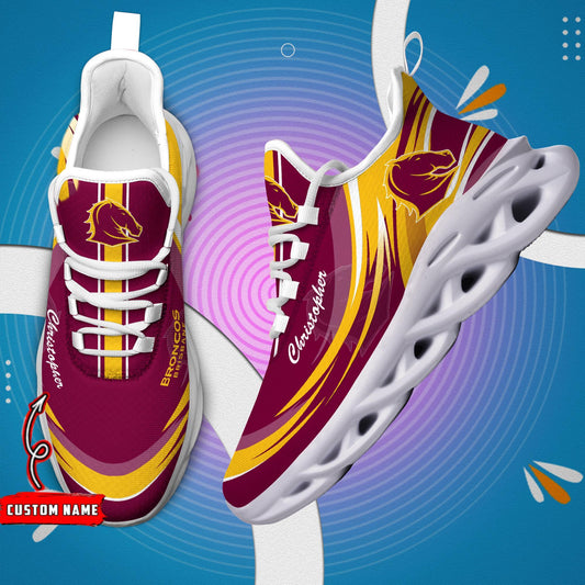 Ideafootwear Brisbane Broncos Max Soul Shoes Sneakers For Men And Women