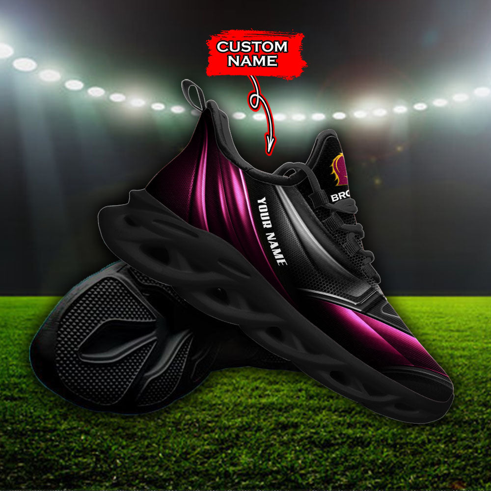 Ideafootwear Brisbane Broncos NRL Max Soul Shoes Sneakers For Men And Women
