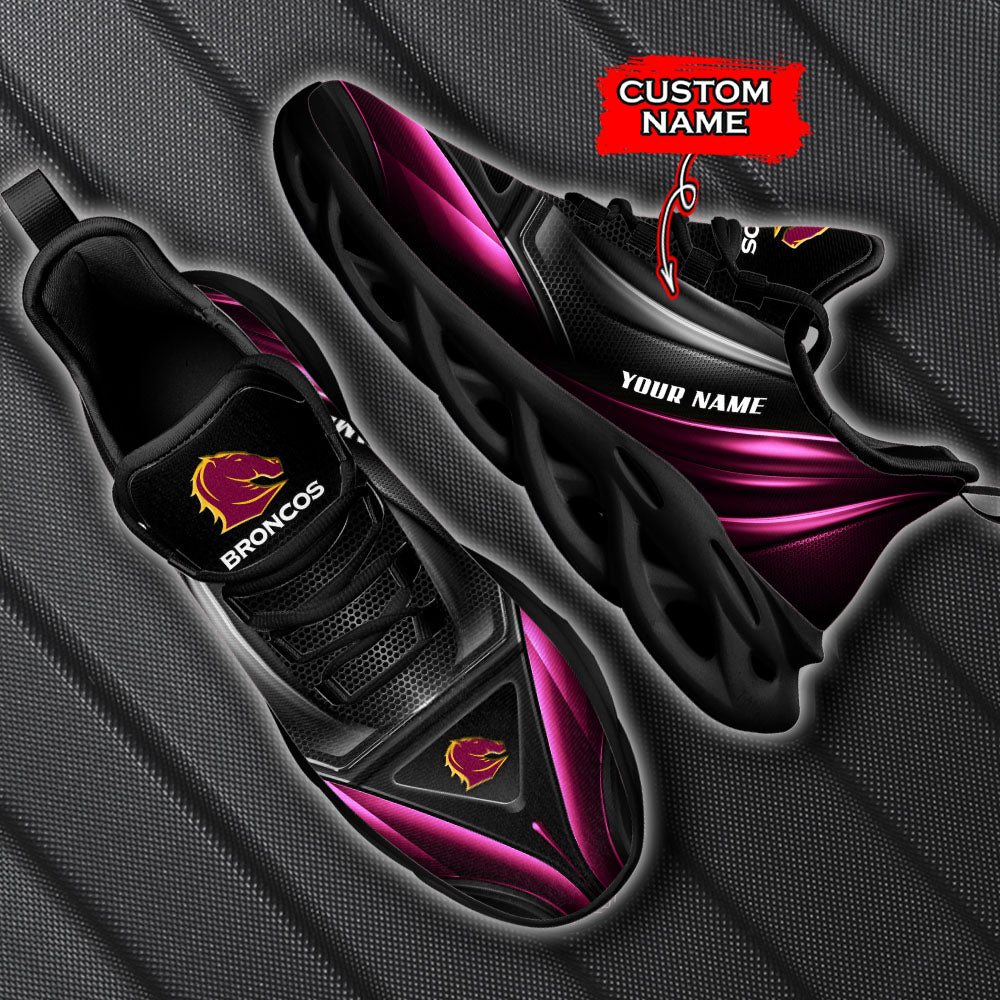 Ideafootwear Brisbane Broncos NRL Max Soul Shoes Sneakers For Men And Women