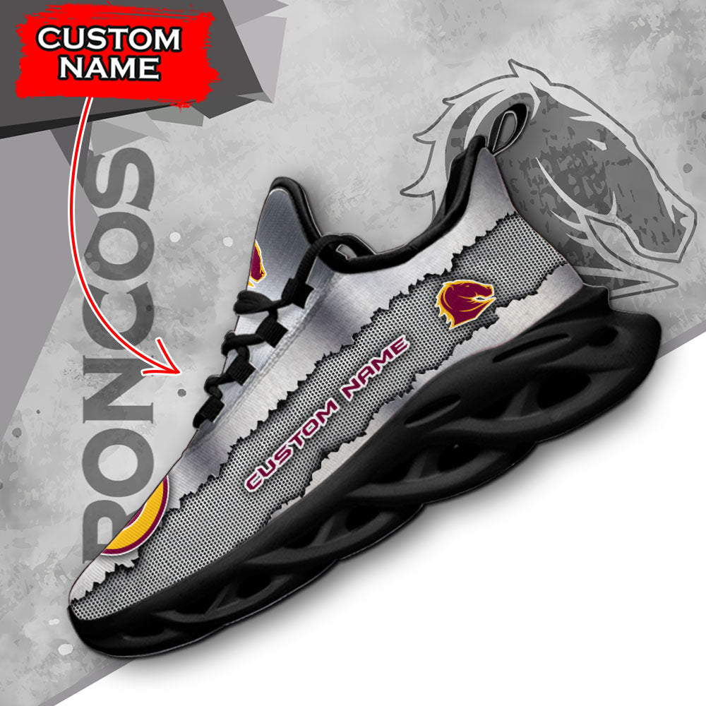 Ideafootwear Brisbane Broncos NRL Max Soul Shoes Sneakers For Men And Women