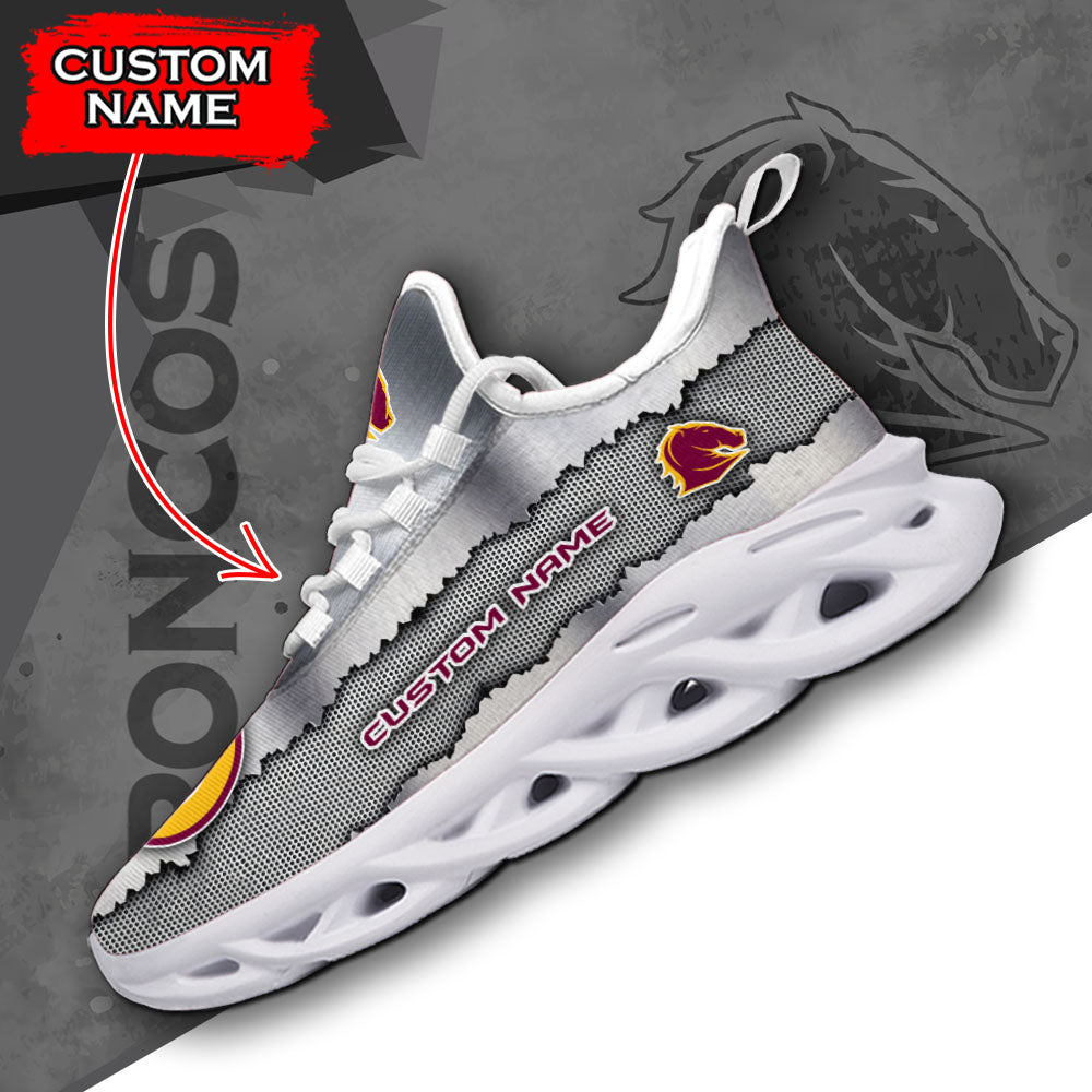 Ideafootwear Brisbane Broncos NRL Max Soul Shoes Sneakers For Men And Women