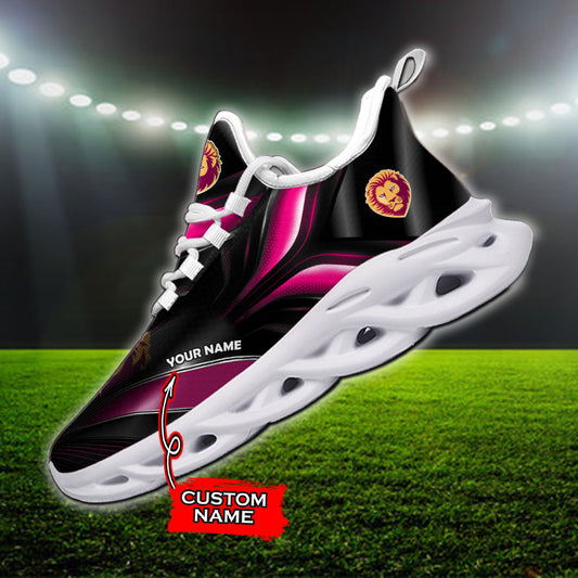 Ideafootwear Brisbane Lions AFL Max Soul Shoes Sneakers For Men And Women