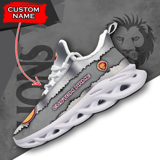 Ideafootwear Brisbane Lions AFL Max Soul Shoes Sneakers For Men And Women