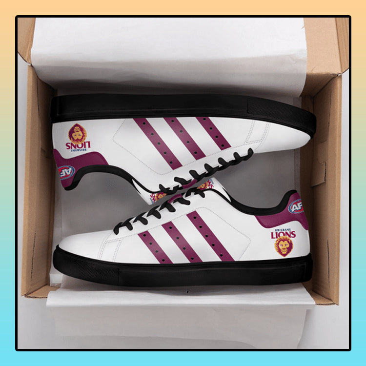 Ideafootwear Brisbane Lions Skate Stan Shoes Sneakes For Men And Women