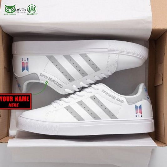 Ideafootwear BTS Kpop Band Skate Stan Shoes Sneakes For Men And Women