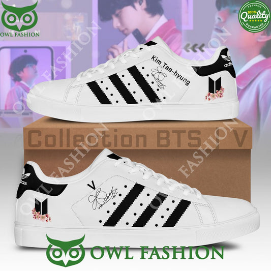 Ideafootwear BTS V Skate Stan Shoes Sneakes For Men And Women