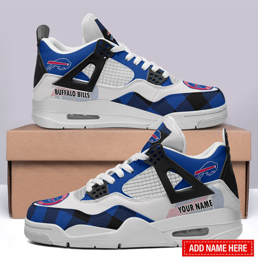 Ideafootwear Buffalo Bills AJ4 Sneakers Shoes For Men And Women