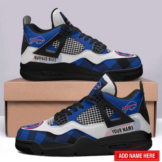 Ideafootwear Buffalo Bills AJ4 Sneakers Shoes For Men And Women