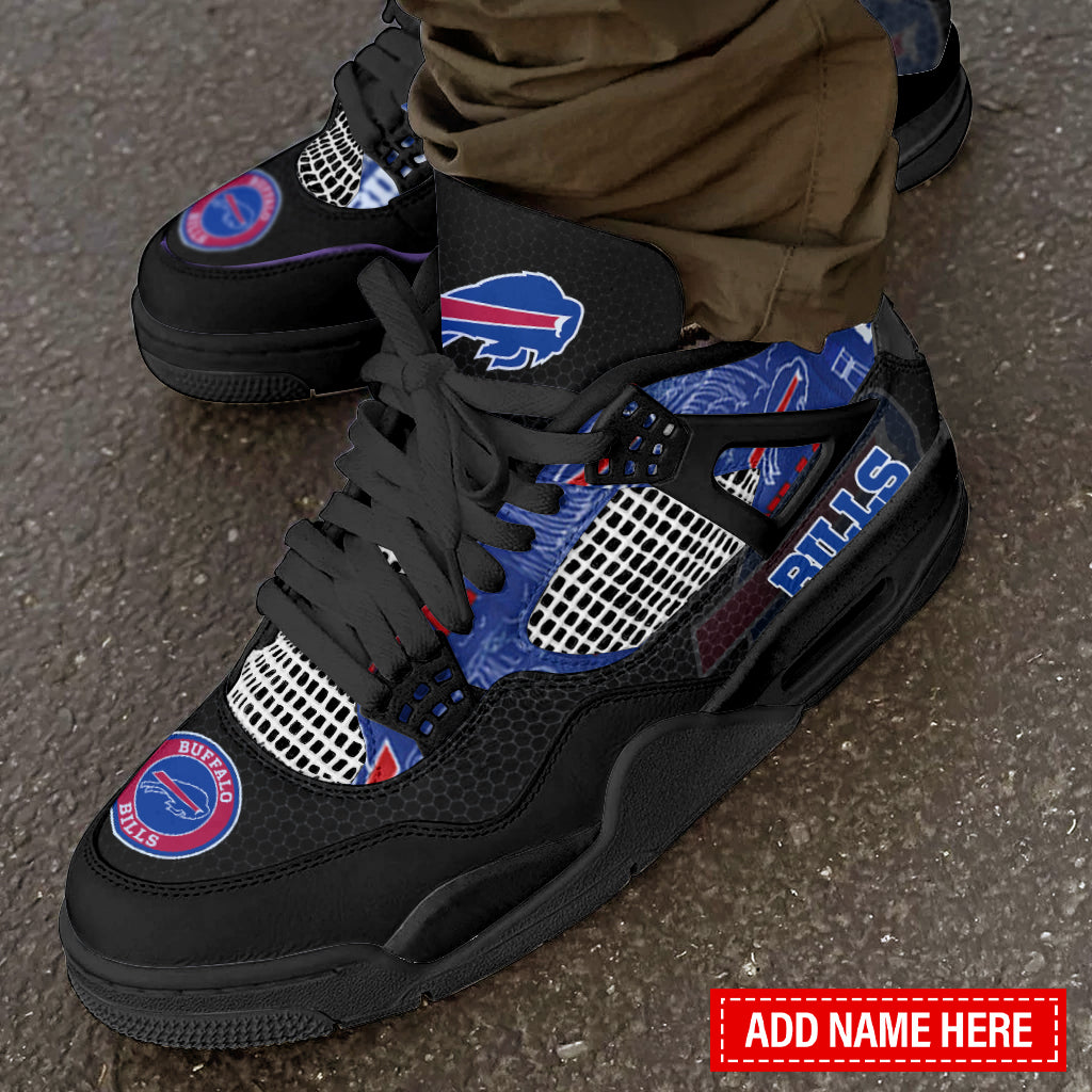 Ideafootwear Buffalo Bills AJ4 Sneakers Shoes For Men And Women