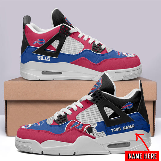 Ideafootwear Buffalo Bills AJ4 Sneakers Shoes For Men And Women