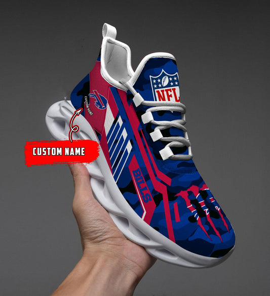 Ideafootwear Buffalo Bills Max Soul Shoes Sneakers For Men And Women