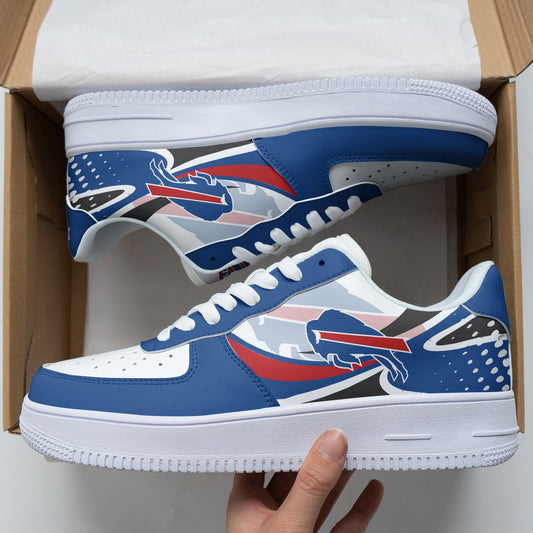 Ideafootwear Buffalo Bills NFL Air Low-Top Sneakers Shoes For Men And Women