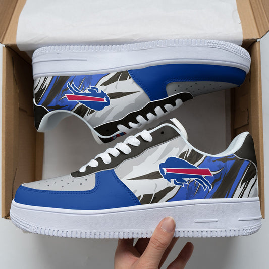 Ideafootwear Buffalo Bills NFL Air Low-Top Sneakers Shoes For Men And Women