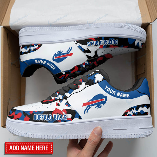 Ideafootwear Buffalo Bills NFL Air Low-Top Sneakers Shoes For Men And Women