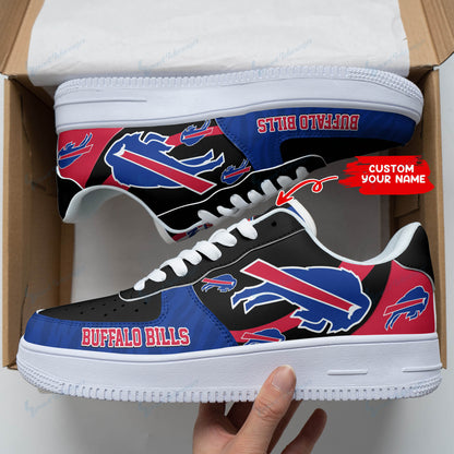 Ideafootwear Buffalo Bills NFL Air Low-Top Sneakers Shoes For Men And Women