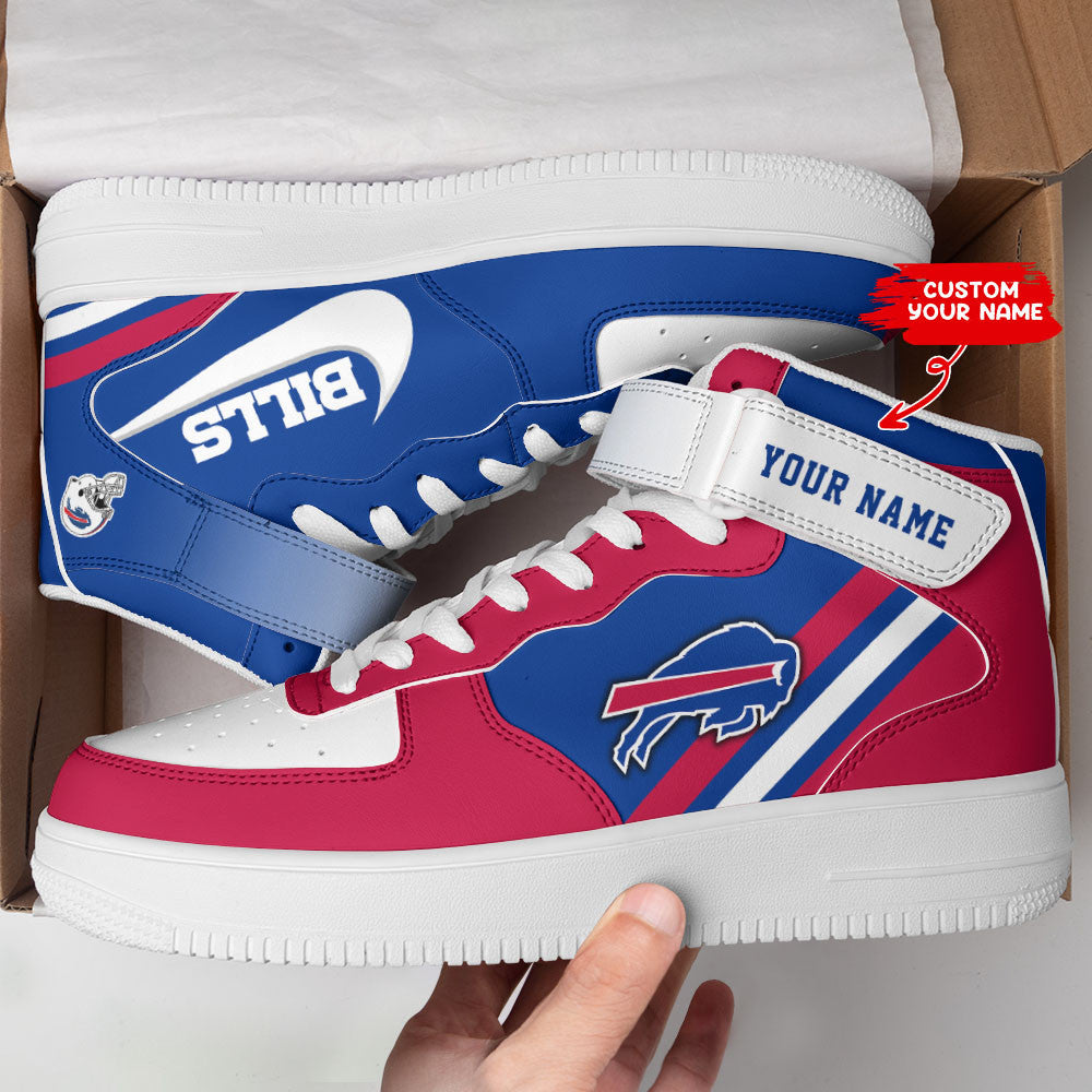 Ideafootwear Buffalo Bills NFL Air Low-Top Sneakers Shoes For Men And Women