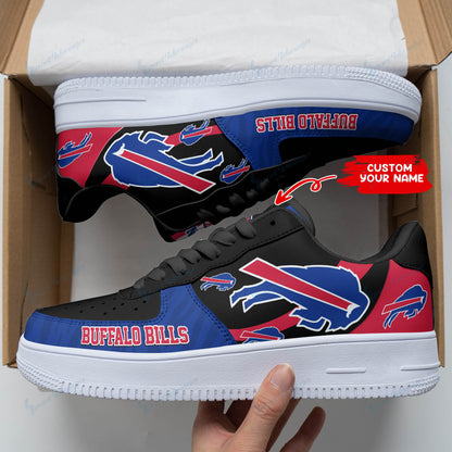 Ideafootwear Buffalo Bills NFL Air Low-Top Sneakers Shoes For Men And Women