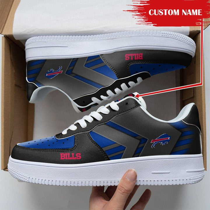 Ideafootwear Buffalo Bills NFL Air Low-Top Sneakers Shoes For Men And Women