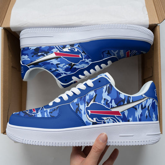 Ideafootwear Buffalo Bills NFL Air Low-Top Sneakers Shoes For Men And Women