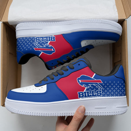 Ideafootwear Buffalo Bills NFL Air Low-Top Sneakers Shoes For Men And Women