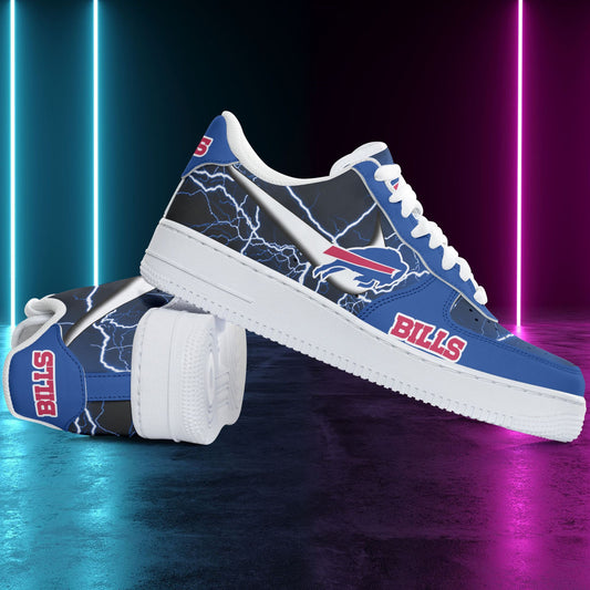 Ideafootwear Buffalo Bills NFL Air Low-Top Sneakers Shoes For Men And Women