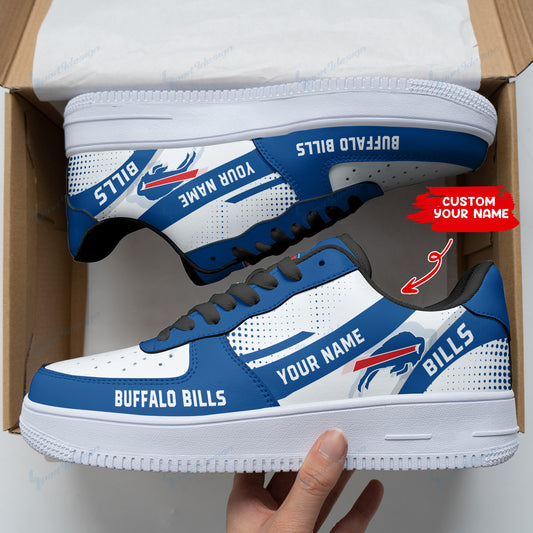Ideafootwear Buffalo Bills NFL Air Low-Top Sneakers Shoes For Men And Women