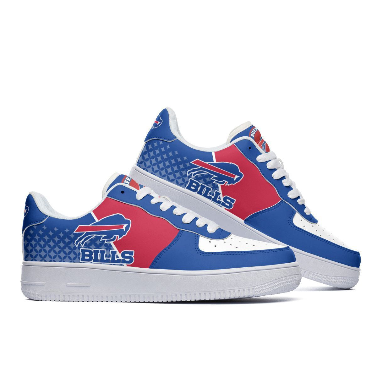 Ideafootwear Buffalo Bills NFL Air Low-Top Sneakers Shoes For Men And Women