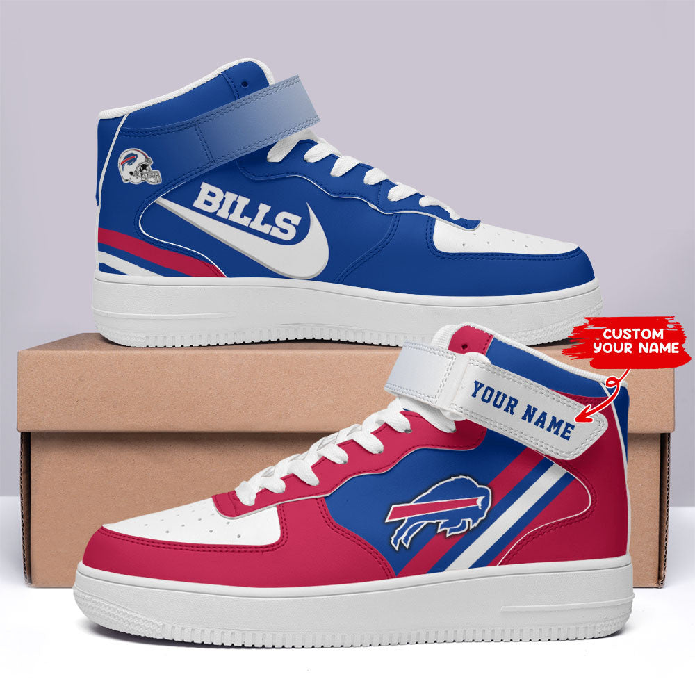 Ideafootwear Buffalo Bills NFL Air Low-Top Sneakers Shoes For Men And Women