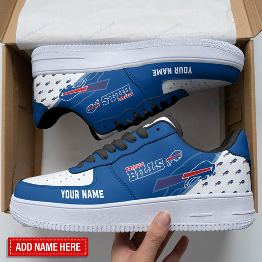 Ideafootwear Buffalo Bills NFL Air Low-Top Sneakers Shoes For Men And Women