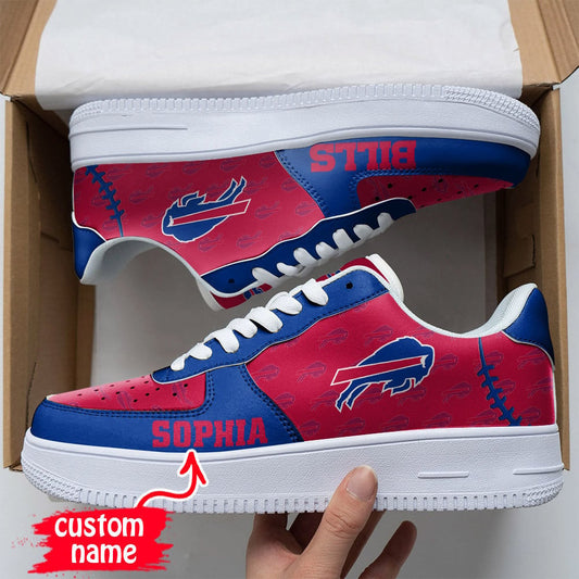 Ideafootwear Buffalo Bills NFL Air Low-Top Sneakers Shoes For Men And Women