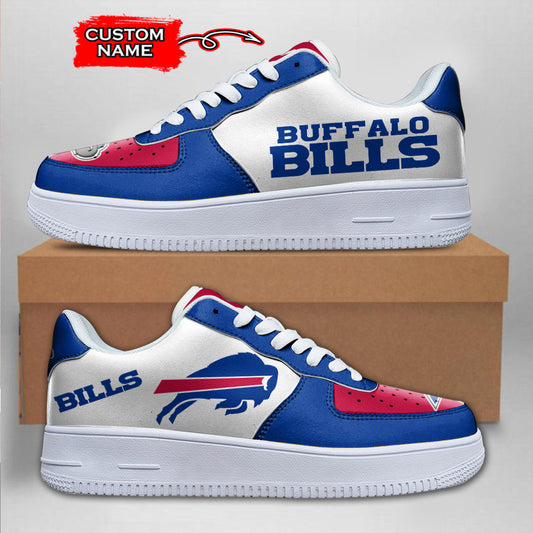 Ideafootwear Buffalo Bills NFL Air Low-Top Sneakers Shoes For Men And Women